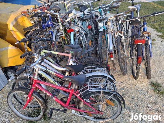 kerékpárok egyben 17db eladó!50000ft