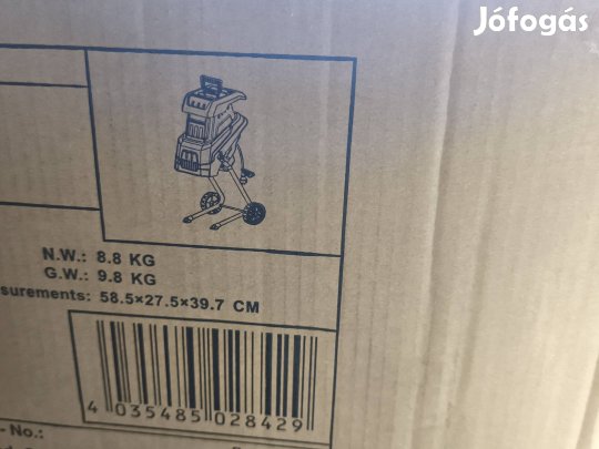 kerti aprító gép 40mmes ágvastagságig