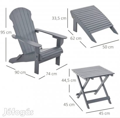 kerti szék szett