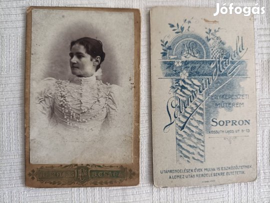 két darab régi fénykép eladó