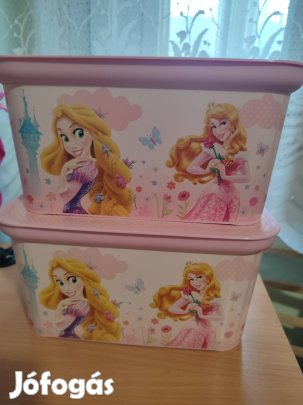 kettő darab hercegnős doboz új 