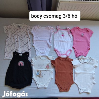 kislány body csomag 3/6 hó 