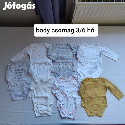 kislány body csomag 3/6 hó 