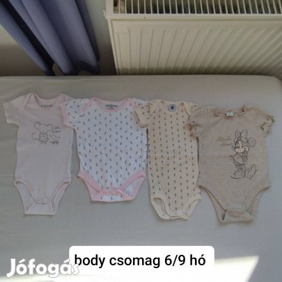 kislány body csomag 6/9 hó