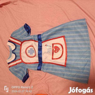 kislány doki orvos ápoló 104-es jelmez ovis