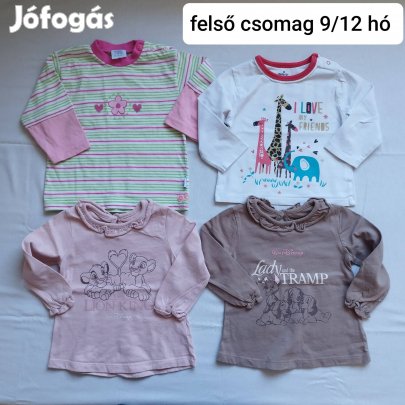 kislány felső csomag 9/12 hó 