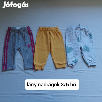 kislány nadrágok 3/6 hó 