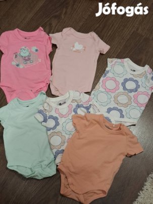 kislány rövid ujjú body csomag 62-es 
