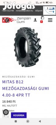 kistraktor gumi gumiabroncs 