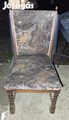 koloniál asztal 4 székkel