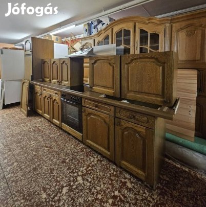 komplett tölgy konyhabútor 