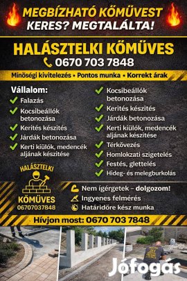kőműves munkák