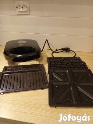 kontakt grill szendvics sütő cserélhető betétekkel