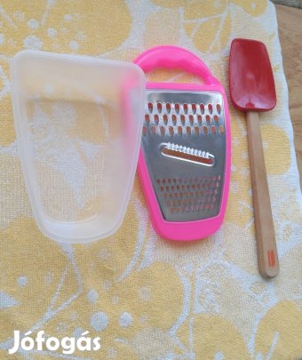 konyhai szett reszelő és szilikon spatula 