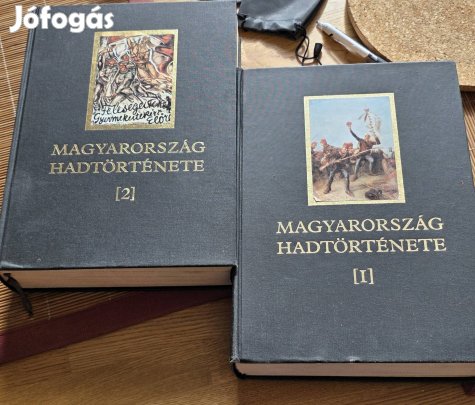 könyvek, Magyarország hadtörténete 2 kötet jó állapotú