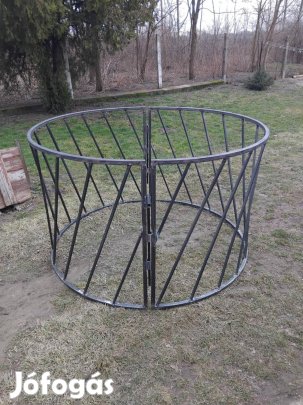 köretető körbála etető birka kecskének széna lucerna