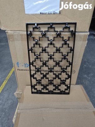 kovácsoltvas ablakrács szinterezve