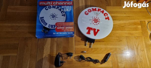 kültéri digitális tv, és rádió antenna beépített erősítővel 