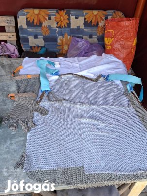 lánckesztyű,láncmellény