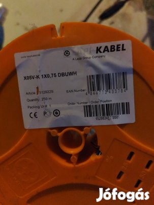 lapp kábel 1x0,75 kék fehér