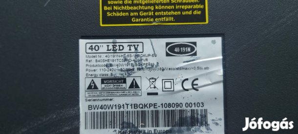 led tv 40" blaupunkt