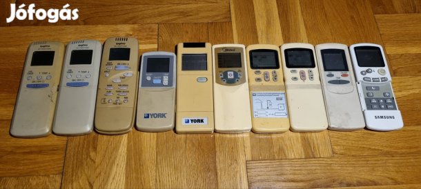 légkondicionáló távirányító Samsung, Sanyo, midea, York, stiebel 