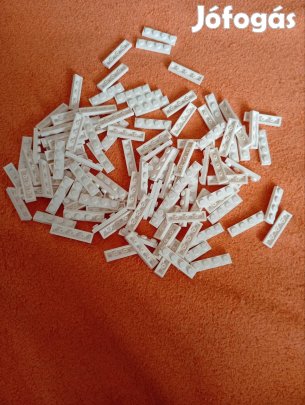 lego 3710 White Plate 1 x 4,  114 darab új alkatrész 