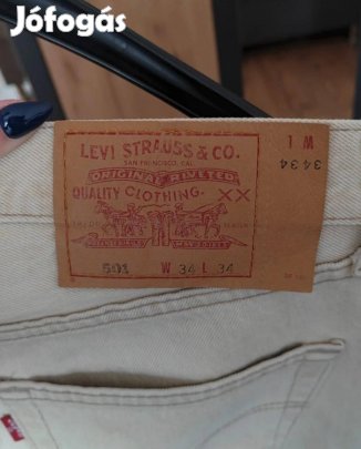 levis bézs férfi farmernadrág 
