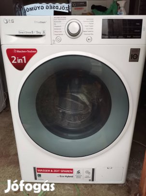 lg gőz mosó száritógép 