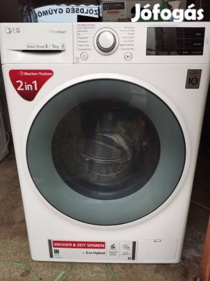 lg gőz mosó száritógép 