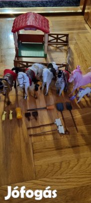 lovas játékszett + kiegészítők 