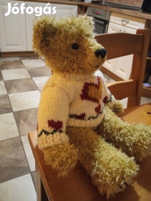 maci, mackó, medve, 31 cm, pulóveres