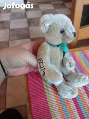 maci, mackó, medve, Teddy, ülő, 20 cm 