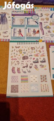 make it real divattervező mega szett világító táblával 