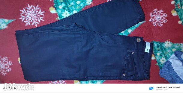 mango magasderekú nadrág +bőr leggings