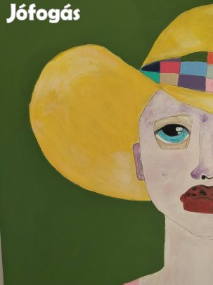 marton "Mire jó a kalap?" festmény