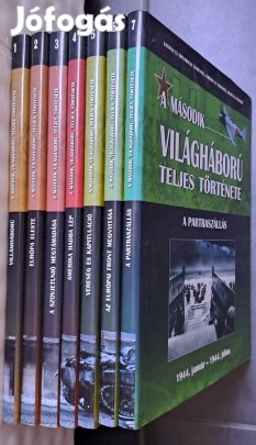 második világháború teljes története" című könyvsorozat 7 kötete 