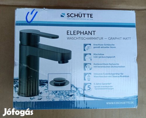 mosdócsaptelep, grafit matt Shütte Elephant