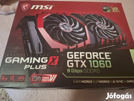 msi gtx 1060 6gb videokártya eladó 