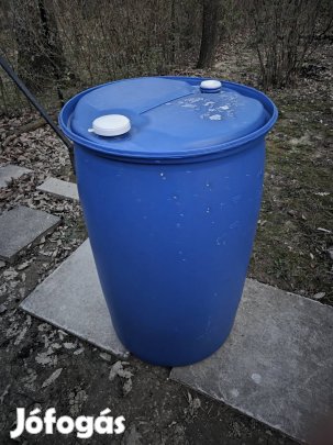 műanyag  hordó eladó 