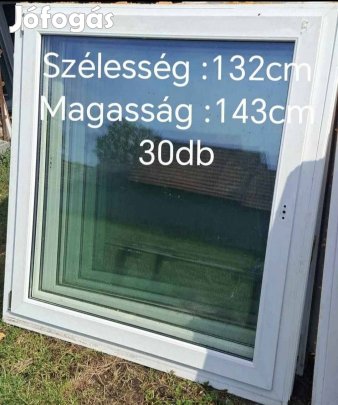 műanyag ablak 132×143
