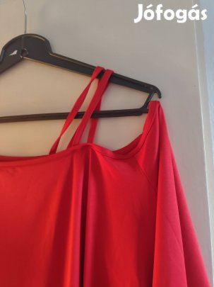 nagyméretű női blúz piros színű