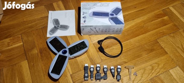 napelemes mobiltelefon töltő