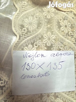 nejlon lemosható abrosz csipkes