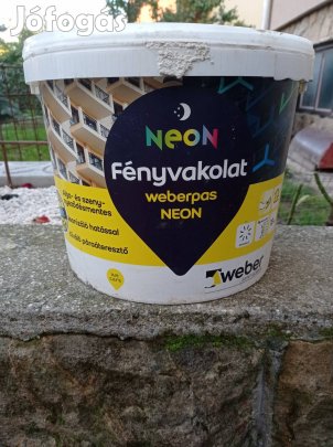 neon fényvakolat.