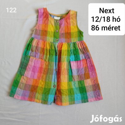 next színes nyári ruha 86 méret