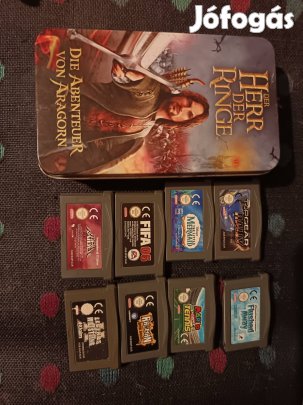 nintendo gameboy advance GBA játék mario rayman tomb raider 