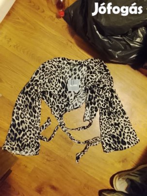 női párducmintás felső