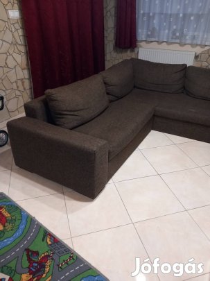 normál állapotu sarokülőgarnitura elado