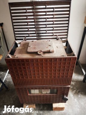 ohra márkájú,német szenes öntvény kályha! 